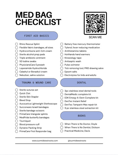 Med Bag Checklist
